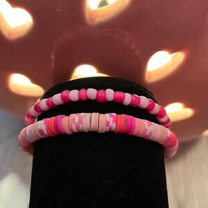 Pink bracelet set💖